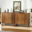 Buffet avec rangement, buffet de style campagnard avec trombone, armoire à café en bois
