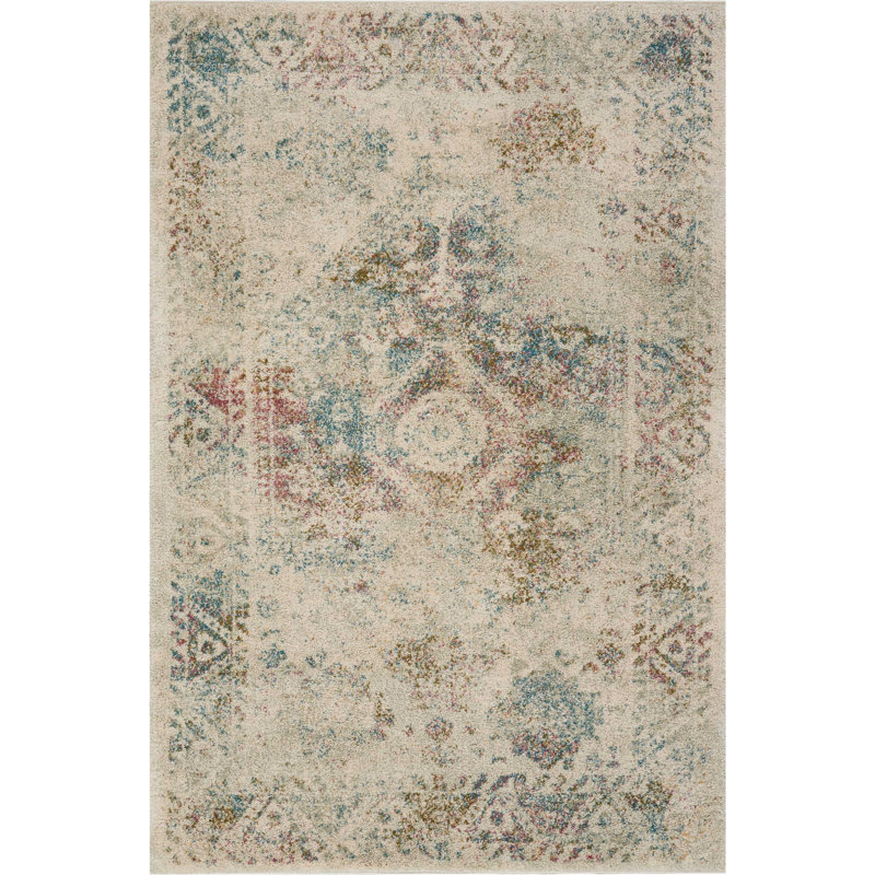 Dreya Performance Oriental Indoor Rug, Rectangle 4' x 6'