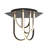 19.6 Inch Modern LED Flush Mount Light Aluminum U Style Belt Light Warm Light Switch Dimmable