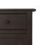 Armoire de rangement en bois massif 51 po à 3 tablettes avec 3 tiroirs de rangement Connaught-819683584