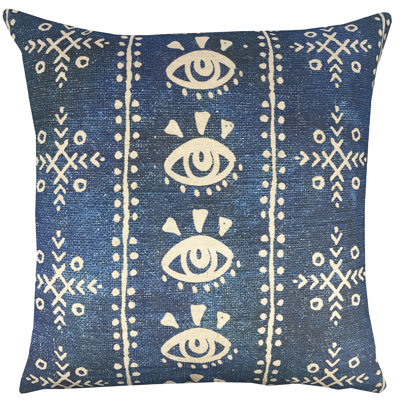 Mud Cloth Cotton Reversible Throw Pillow
