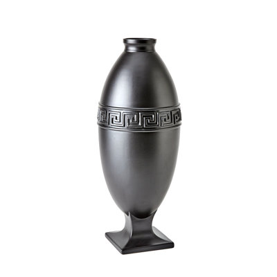 Greek Key Handmade Ceramic Table Vase