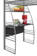 Agastya Twin Metal Loft Bed with Bookcase by Isabelle & Max