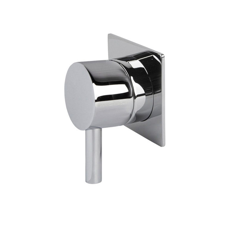 Cigno Built-in Faucet Trim Diverter, Polished Chrome