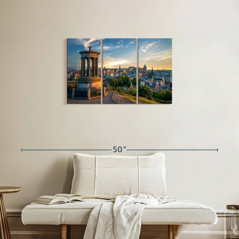 Lilie Edinburgh From Calton Hill, 20" H x 33" W