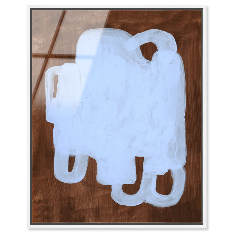 Santana IV High-Gloss Frameless Acrylic Glass Wall Art Abstract Print by Oliver Gal, Ready to Hang, 16 x 20, 25"H x 21"W
