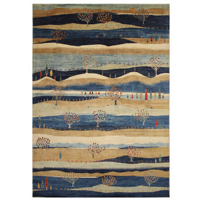 One-of-a-Kind 9'6" x 13'5" Hand Knotted Area Rug