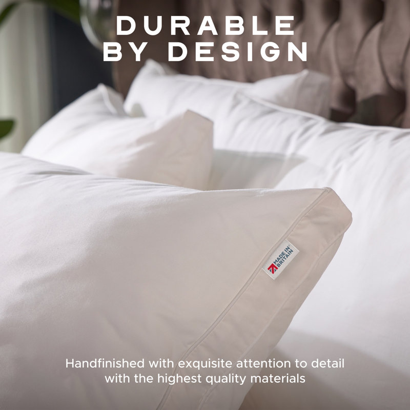 Retreat Snuggledown Sumptuous Goose Down Duvet 13.5 Tog Winter Duvet with 2 Pillows, Kingsize