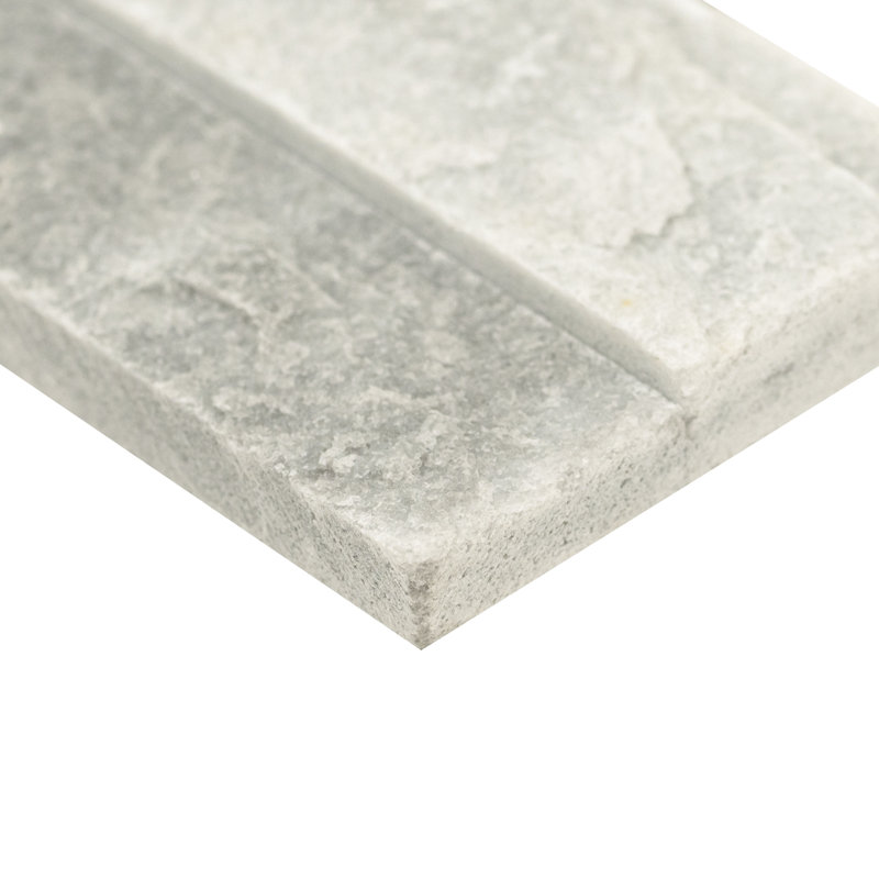 Stonecrest 4.5 in. x 16 in. Mini Split Face Natural Stone Ledger Panel Wall Tile, Glacier Gris