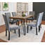Ensemble de salle à manger Ashzo, table à manger en épingle à cheveux avec chaises, options-915871985-915871986