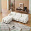 Canapés-lits | Canapé pliable 90,60 pouces blanc neige | Imperméable, résistant aux taches | Chambre appartement | Blanc neige | Mélange de polyester