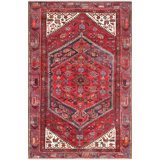 Vintage One-of-a-Kind 4'2" X 6'7'' Hand Knotted Area Rug