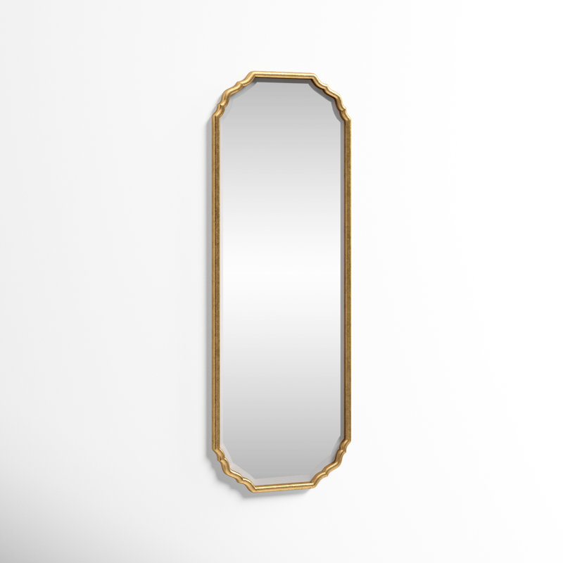 Miroir biseauté pleine grandeur traditionnel Everly, H 62 po x l 22 po