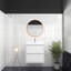 Meuble-lavabo mural 24 po Jack en chêne teck avec lavabo en acrylique renforcé Jack-1782149751