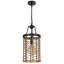 Ulm 1 - Light Black Cylinder Pendant