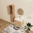 Eskar 24'' Wall-Mounted Single Bathroom Vanity With Resin Vanity Top & Side Cabinets-1018599069
