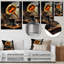 Gold Phonographs Elegance I - Phonographs, art mural en métal-172831249