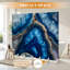 Cloison pliante 6 panneaux à cloisons en agate bleue royal-134493700-134493701