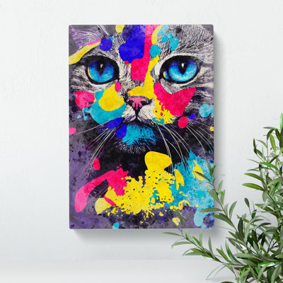 Catt Paint Splash No.5 - Wall Art