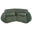 Canapé à compression moderne incurvé de 95 po Corbin-128582599