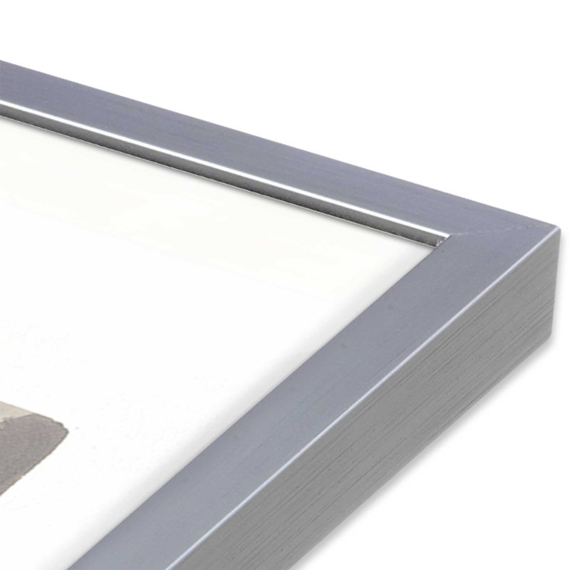 Linear Visions II, H 11,25 po x l 9,25 po, Encadrement ouvert, chrome poli