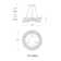 Veloce Unique Tiered Dimmable LED Chandelier