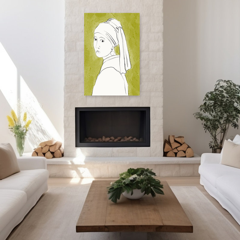 Art contemporain, art contemporain abstrait, H 48 po x l 32 po
