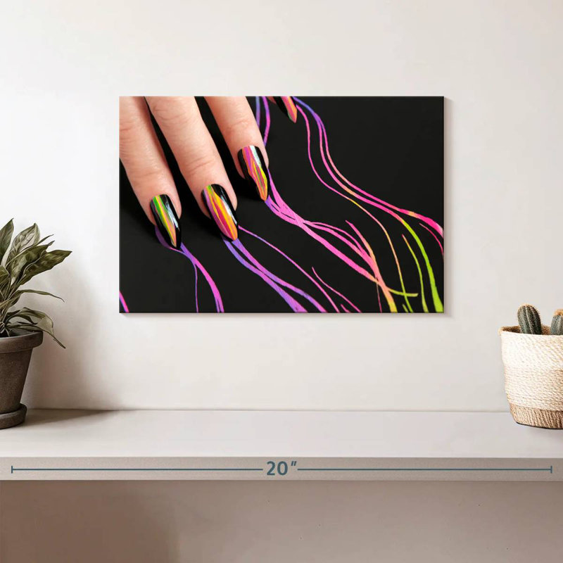 Shuttleworth Modern Multichrome Nails, 8" H x 12" W