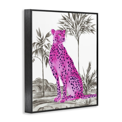 «Tropical Neon Leopard», estampe numérique de Melissa Wang