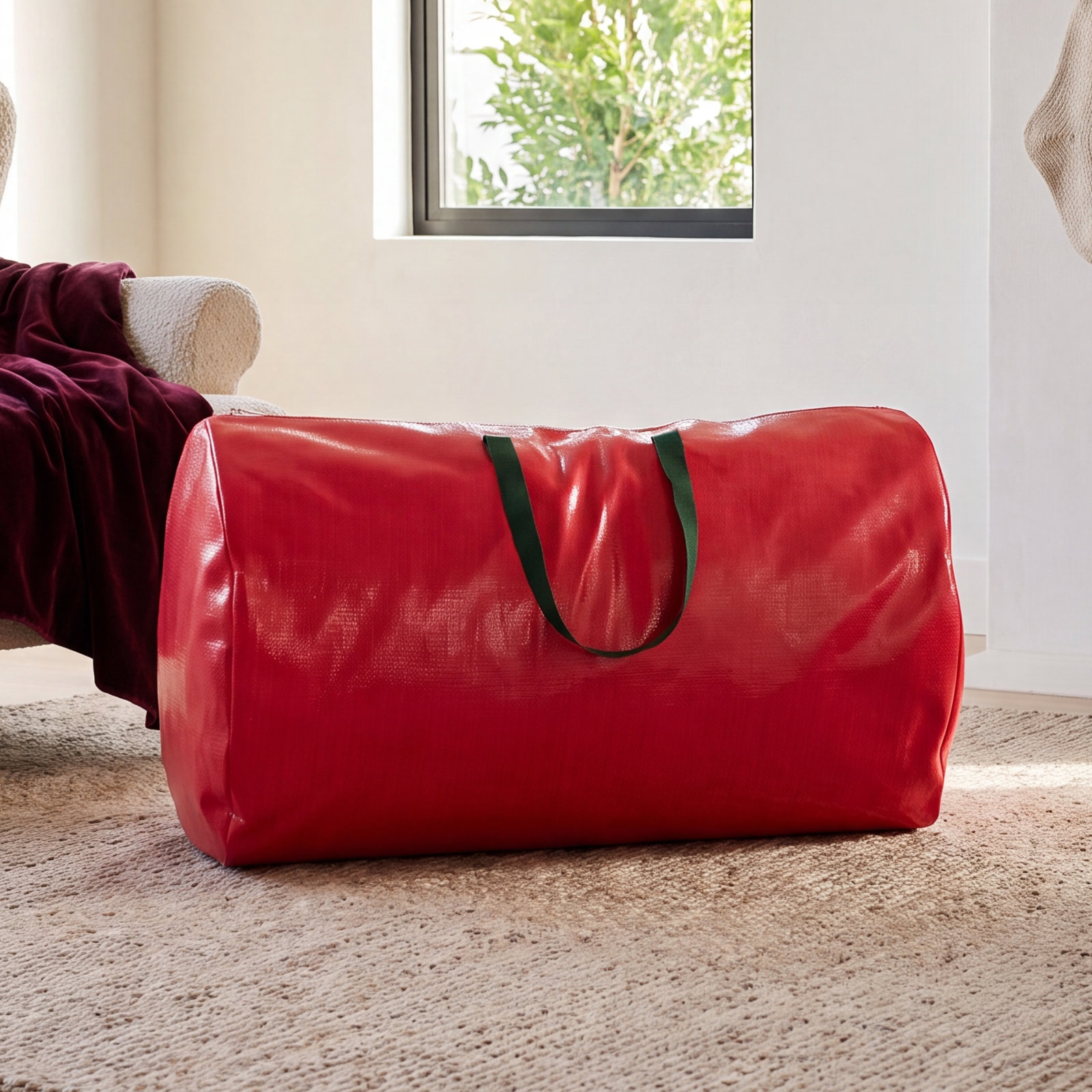Julyan Christmas Tree Storage Bag, Fits 10' Tree (30" H x 55" W x 30" D)