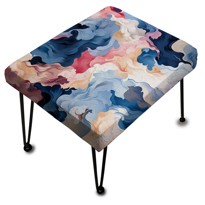 Ethereal Whispers - Repose-pieds rectangulaire camouflage