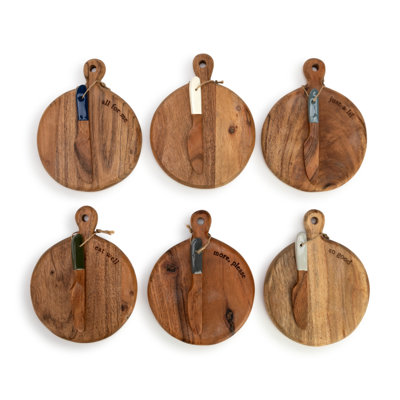 DEMDACO Wood Cheese Board
