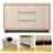 Modern Storage Cabinet With 2 Doors, 3 Drawers & Framed Edge Design-41989439