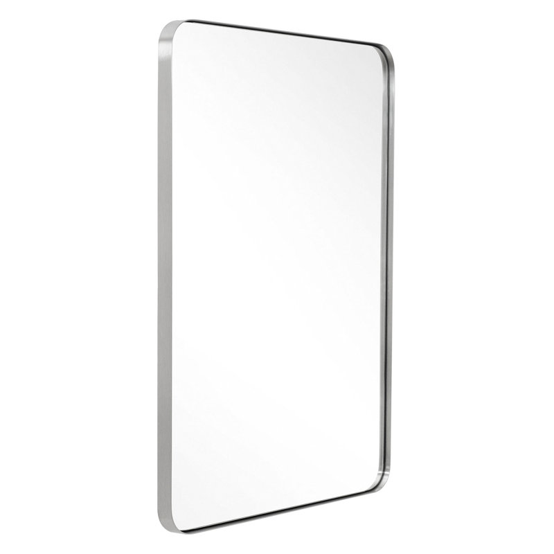 Miroir de salle de bain Morelock, Noir, 40 po x 30 po