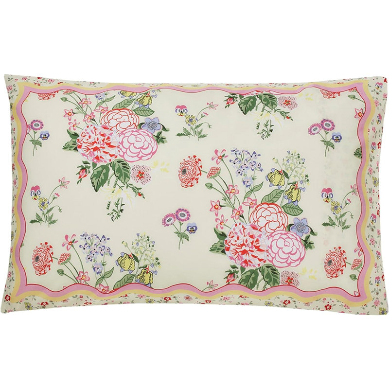 Cath Kidston Floral Fields Duvet Cover Set Lemon King Bedding Set, Super King - 2 Standard Pillowcase