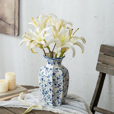 Blue And White Ceramic Vase