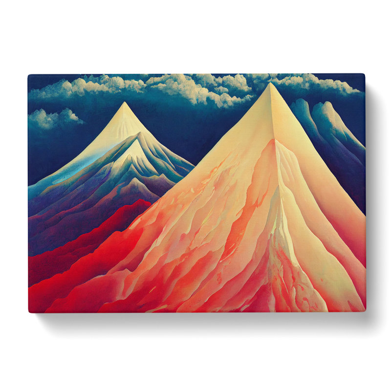 Marvellous Mountains - Wrapped Canvas Print, 35cm H x 50cm W x 3cm D