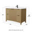 Palmilla 48" Freestanding Single Bathroom Vanity with Cultured Marble Top-312540833-312540834-312540844