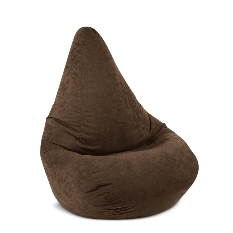 LARGE PLUSH BROWN BEAN BAG