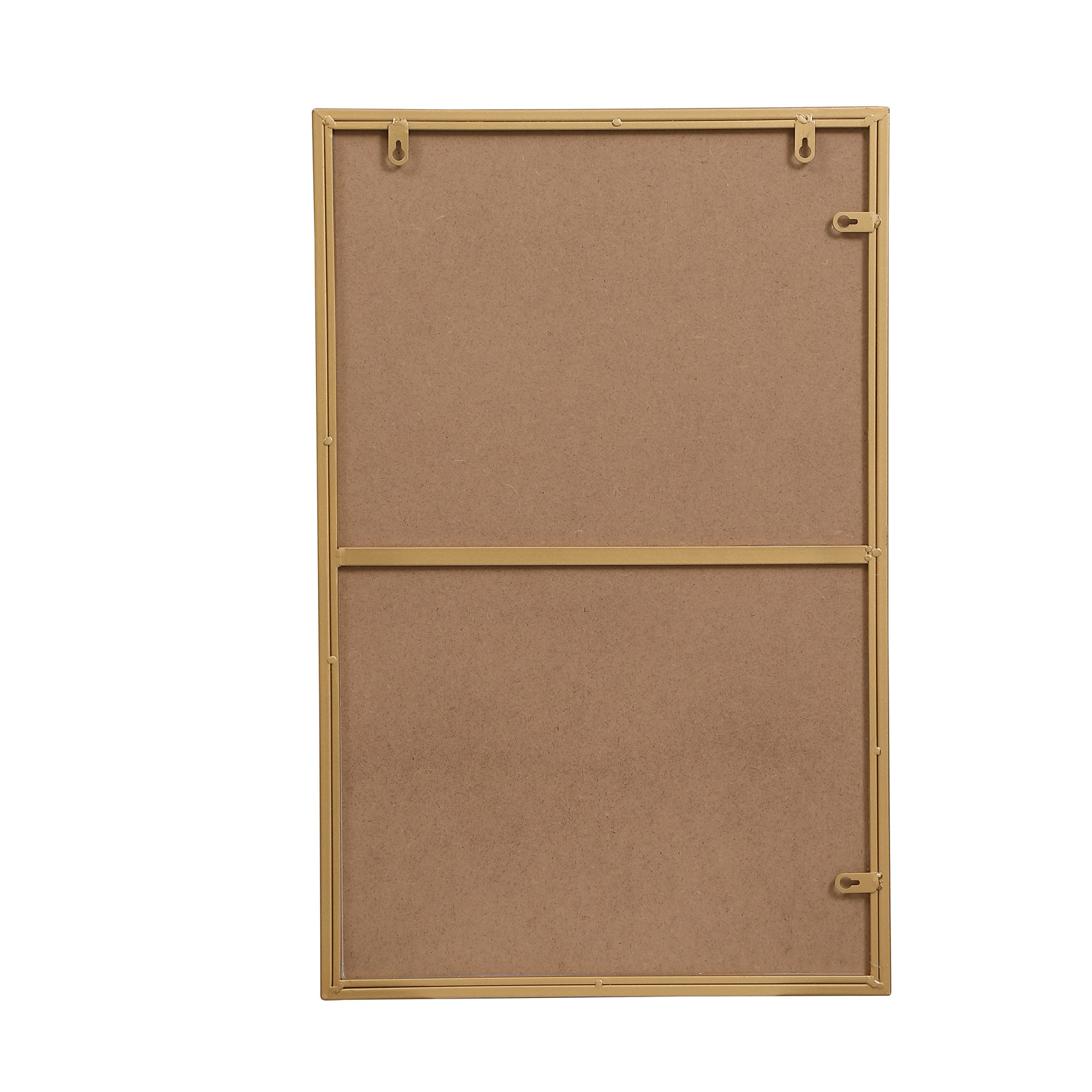 Sabine Metal Rectangle Wall Mirror, 18" x 28", Brass