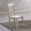 Chaise rembourrée à structure en bois