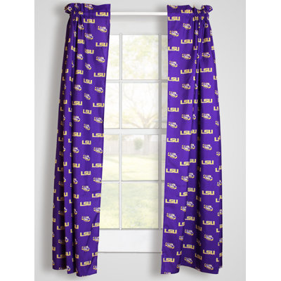 NCAA Polyester Room Darkening Curtain Pair