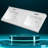 Solid Surface 61" Double Bathroom Vanity Top In White Bathroom Countertop With Sink