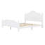Base de lit plateforme en bois massif rétro avec tête de lit sculptée, support de lattes dense, joints de mortaise-tenon et assemblage facile-1863511621-1863511643