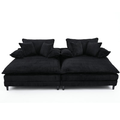 109" W Oversized Double Lounge Chaise