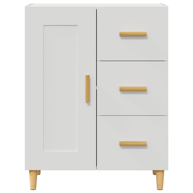 Smeltzer 69.5cm Sideboard, White 1
