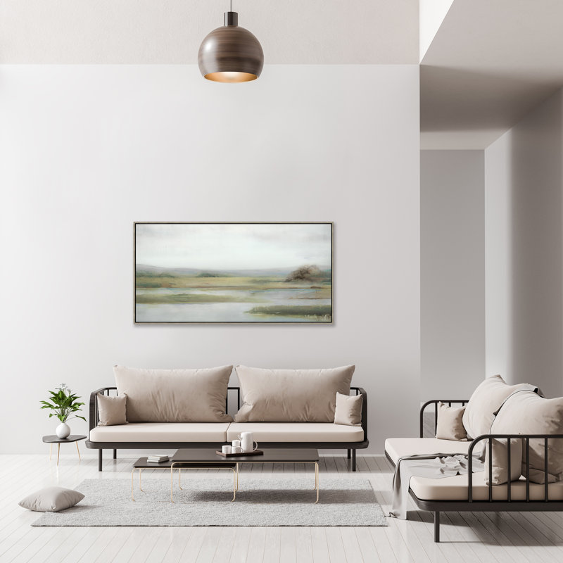 In A Dream II Painting by D'Alessandro Leon, Image Brush Gel, 37.75" H x 73.75" W