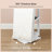 Ardolino 15'' Wide Jewellery Armoire with LED and Flip-over Makeup Shelf