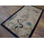 Antique Ivory Wool Chinese - Peking Knotted 1930s Small Scatter Size Rectangle Rug
