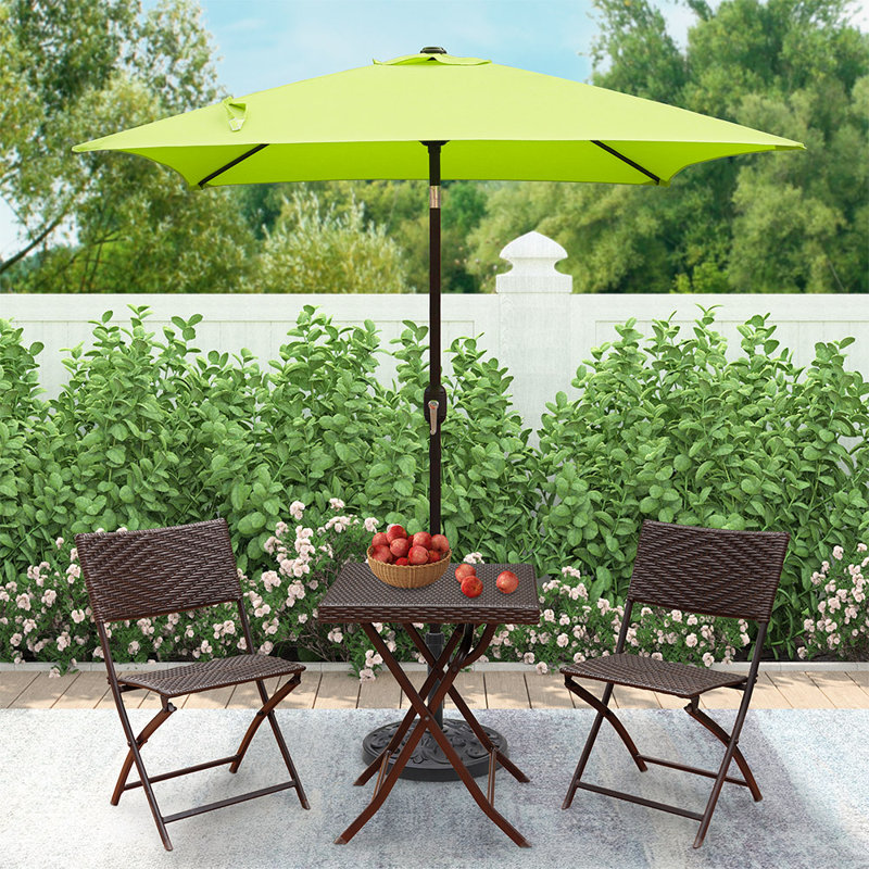 Tempo 78'' Tilt Market Umbrella, Lime Green